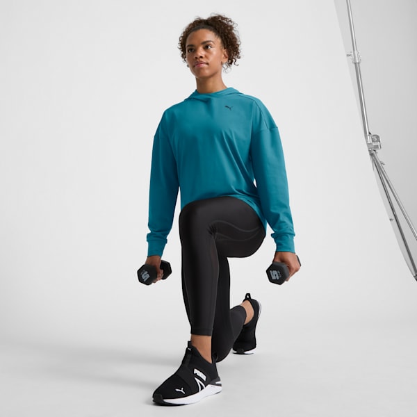 CLOUDSPUN Women's Hoodie, Cold Green, extralarge