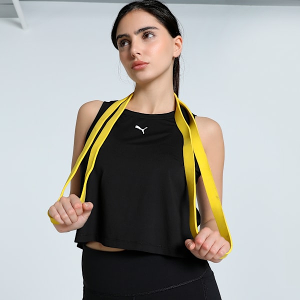 CLOUDSPUN Women's Training Tank, PUMA Black-PUMA White, extralarge-IND