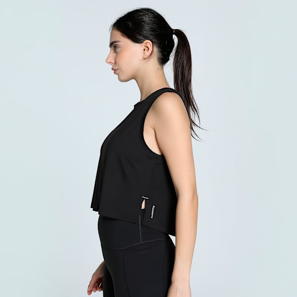 CLOUDSPUN Women's Training Tank, PUMA Black-PUMA White, extralarge-IND