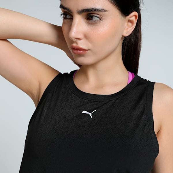 CLOUDSPUN Women's Training Tank, PUMA Black-PUMA White, extralarge-IND