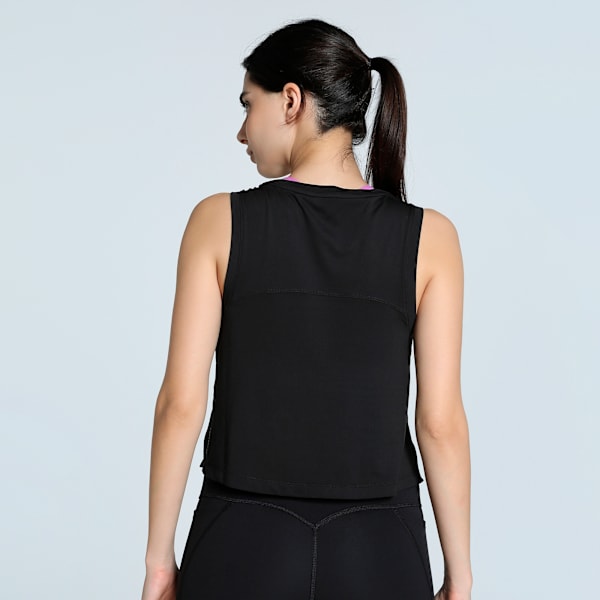 CLOUDSPUN Women's Training Tank, PUMA Black-PUMA White, extralarge-IND