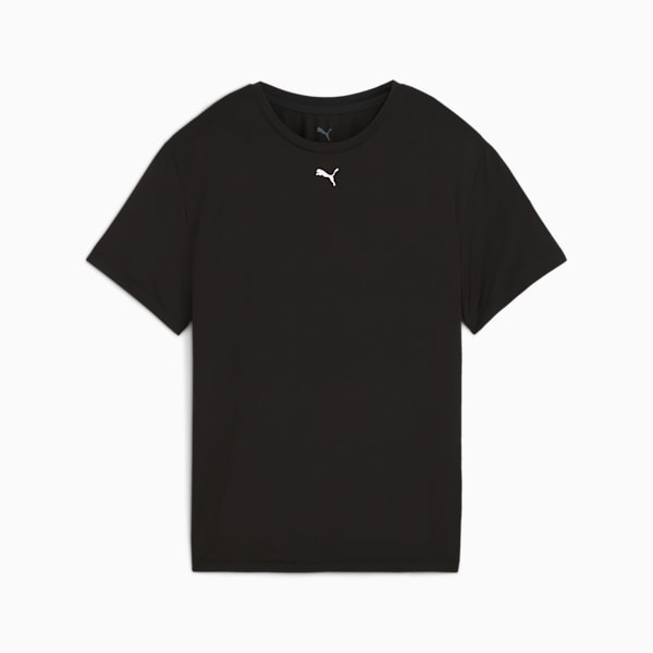 Playera CLOUDSPUN para mujer, PUMA Black-PUMA White, extralarge