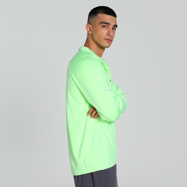 Men's crew running jacket store