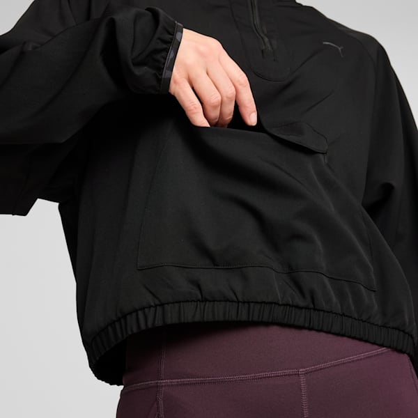 Veste tissée demi-zippée HYPERNATURAL Femme, PUMA Black, extralarge