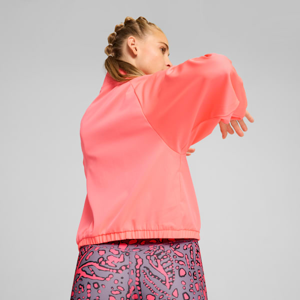 Veste tissée demi-zippée HYPERNATURAL Femme, Sunset Glow, extralarge