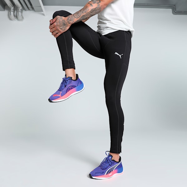 RUN Men's Running Brushed Tights, PUMA Black, extralarge-IND
