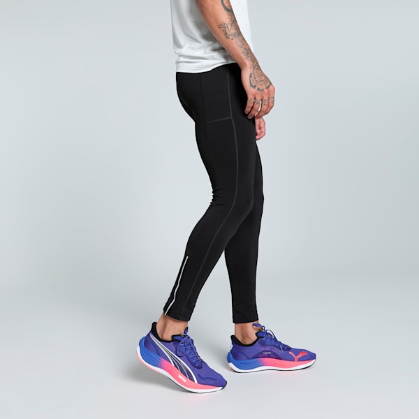 RUN Men's Running Brushed Tights, PUMA Black, extralarge-IND