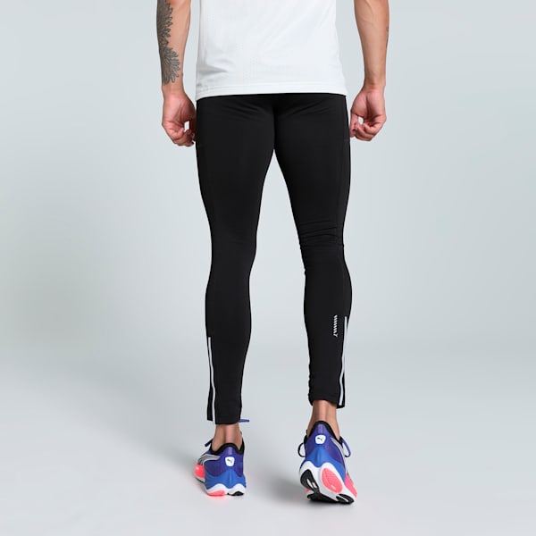 RUN Men's Running Brushed Tights, PUMA Black, extralarge-IND