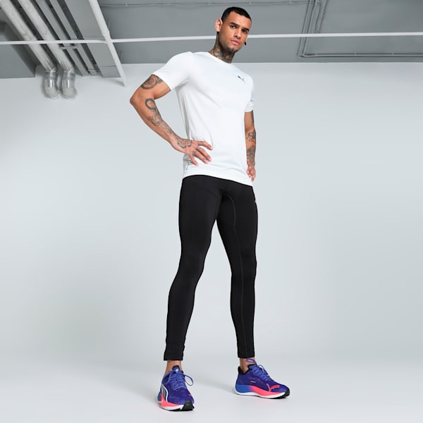 RUN Men's Running Brushed Tights, PUMA Black, extralarge-IND