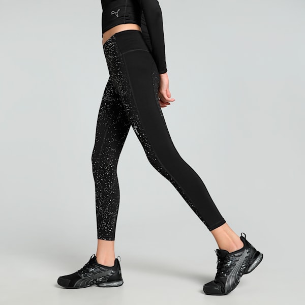 INTERGALACTIC High-Waist 7/8 Women's Training Tights, PUMA Black, extralarge-IND