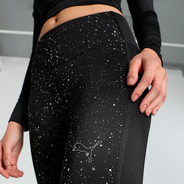 INTERGALACTIC High-Waist 7/8 Women's Training Tights, PUMA Black, extralarge-IND