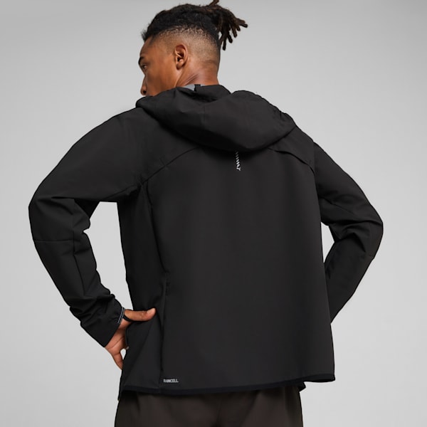 Chamarra impermeable Hombre PUMA RUN, PUMA Black, extralarge