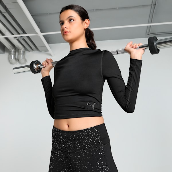 INTERGALACTIC Women s Long Sleeve Training Crop Top PUMA
