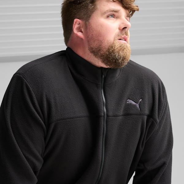 Winter Tech Men's Fleece Jacket, PUMA Black, extralarge