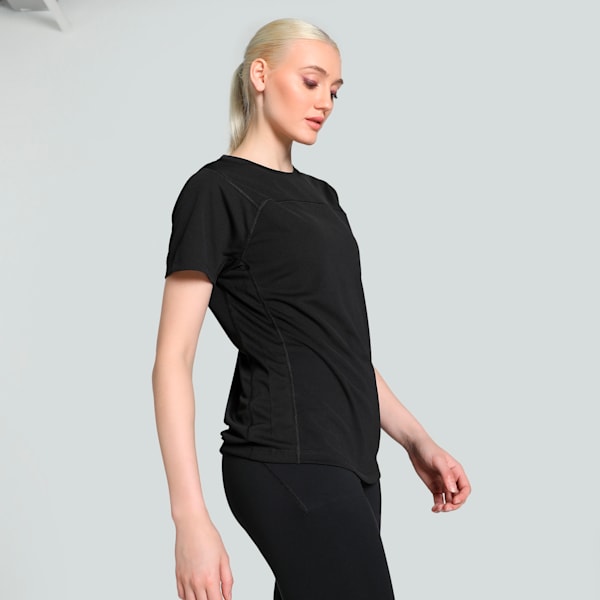 SEASONS Women's Running Tee, PUMA Black, extralarge-IND