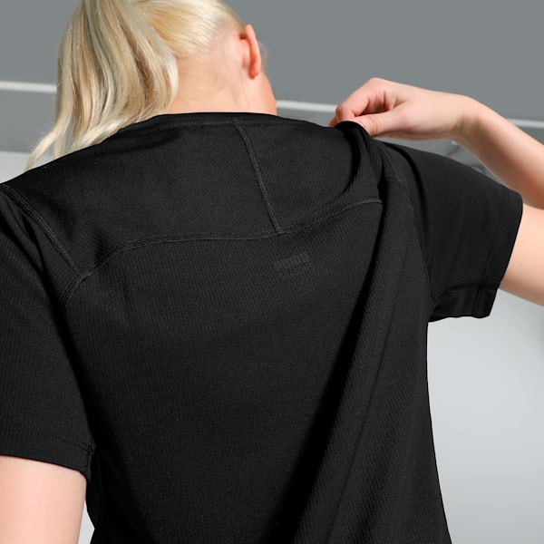 SEASONS Women's Running Tee, PUMA Black, extralarge-IND