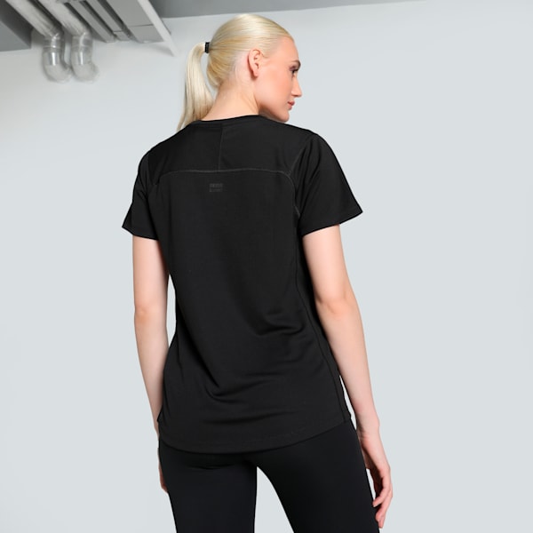 SEASONS Women's Running Tee, PUMA Black, extralarge-IND