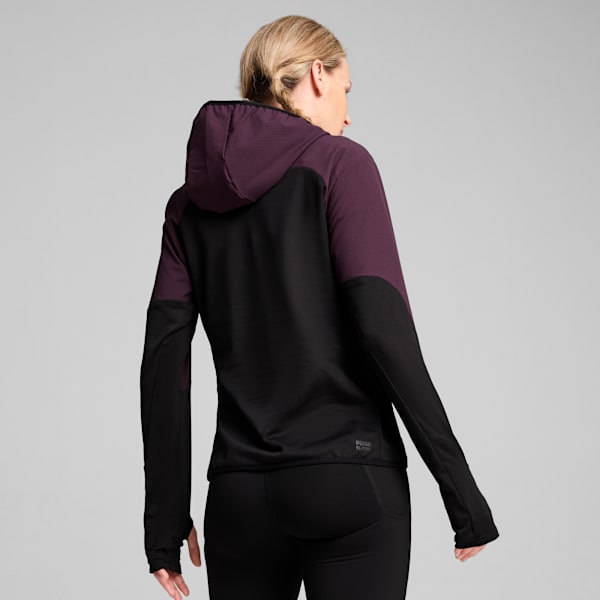 SEASONS Hybrid Half Zip Women, PUMA Black-Midnight Plum, extralarge-GBR