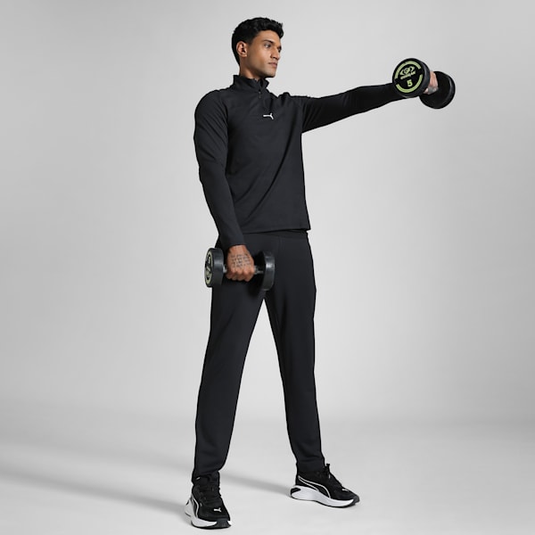 CLOUDSPUN Quarter-Zip Men's Training Jacket, PUMA Black, extralarge-IND