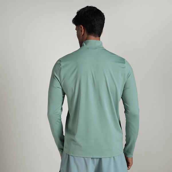 CLOUDSPUN Quarter-Zip Men's Training Jacket, Green Moon, extralarge-IND