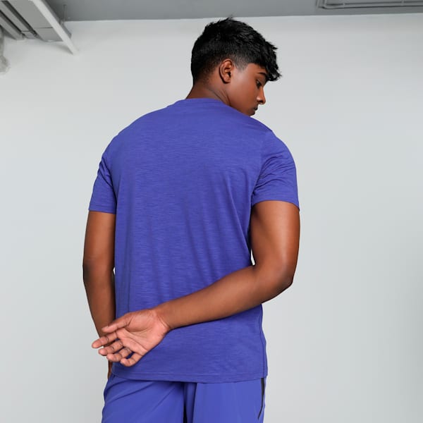 No Train No Gain Men's Training Tee, Lapis Lazuli, extralarge-IND