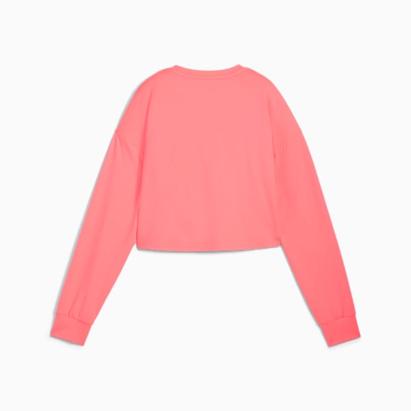 CLOUDSPUN Women's Crossover Crew, Sunset Glow, extralarge