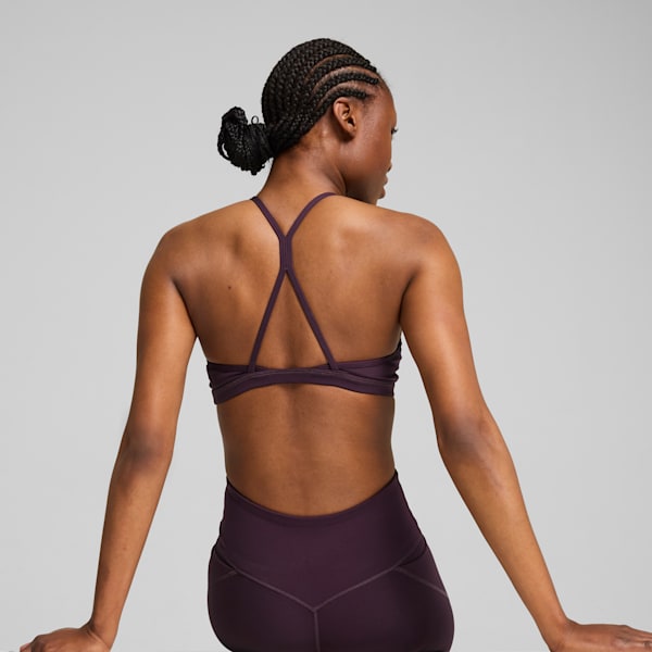 MOVE CLOUDSPUN Training Bra, Midnight Plum, extralarge