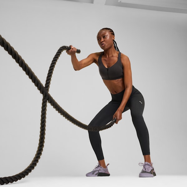 ウィメンズ トレーニング パワー シェイプリュクス ブラトップ ハイサポート, PUMA Black, extralarge-JPN