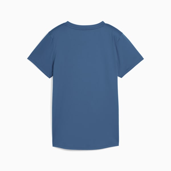 Playera de cuello en V para mujer TAD ESSENTIALS, Dark Indigo, extralarge