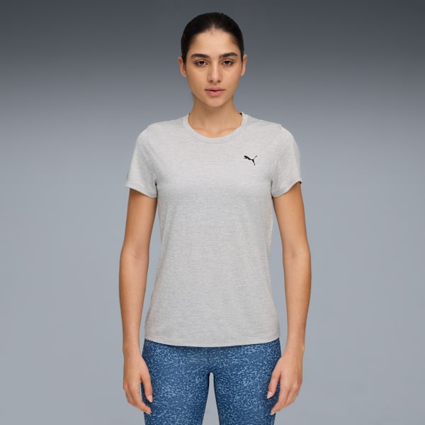 TAD ESSENTIALS Heather Tee Women, Light Gray Heather, extralarge