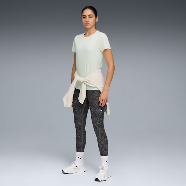 Playera Train All Day Essentials para mujer, Sage Frost Heather, extralarge
