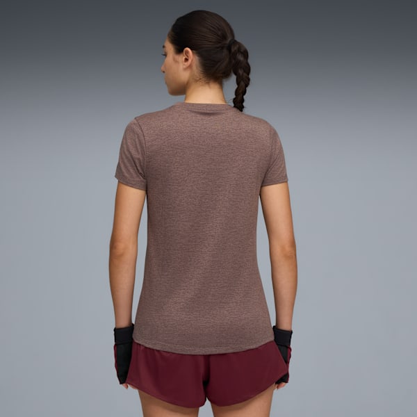 Playera Train All Day Essentials para mujer, Raisin Heather, extralarge