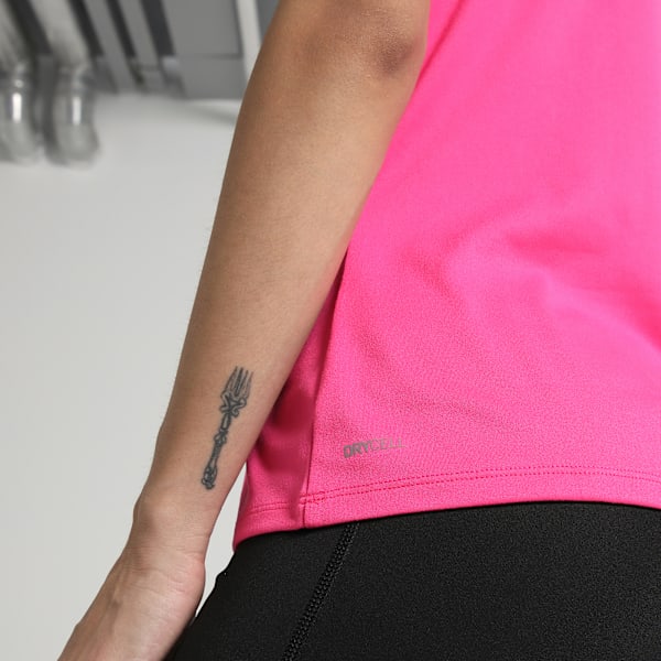 Train All Day Logo Women's Training Tee, Glowing Pink, extralarge-IND