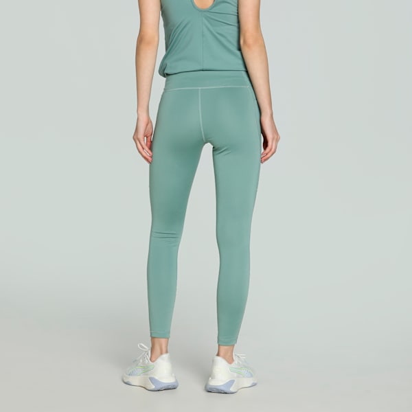 Train All Day Women's Ankle Length Training Tights, Green Moon, extralarge-IND