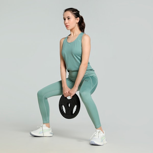 Train All Day Women's Ankle Length Training Tights, Green Moon, extralarge-IND