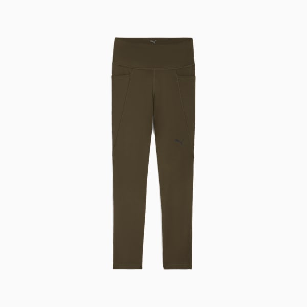 Train All Day ESSENTIALS Women's 7/8 Tights, Dark Olive, extralarge