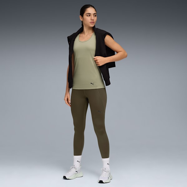 Train All Day ESSENTIALS Women's 7/8 Tights, Dark Olive, extralarge
