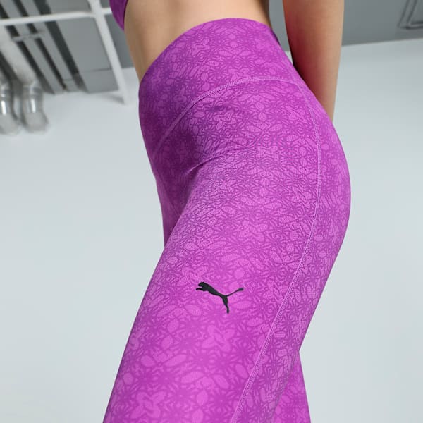 Train All Day GRAPHIC Women's Ankle Length Training Tights, Wild Berry-AW-048281-0001, extralarge-IND