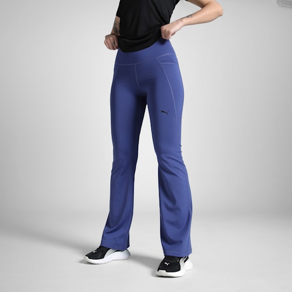 Train All Day Women's Bootcut Training Pants, Blue Crystal, extralarge-IND