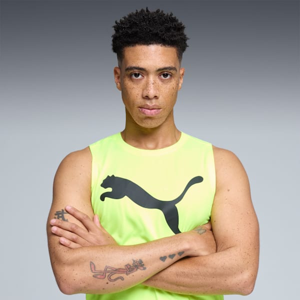 TAD ESSENTIALS Sleeveless Tank Men, Yellow Alert, extralarge