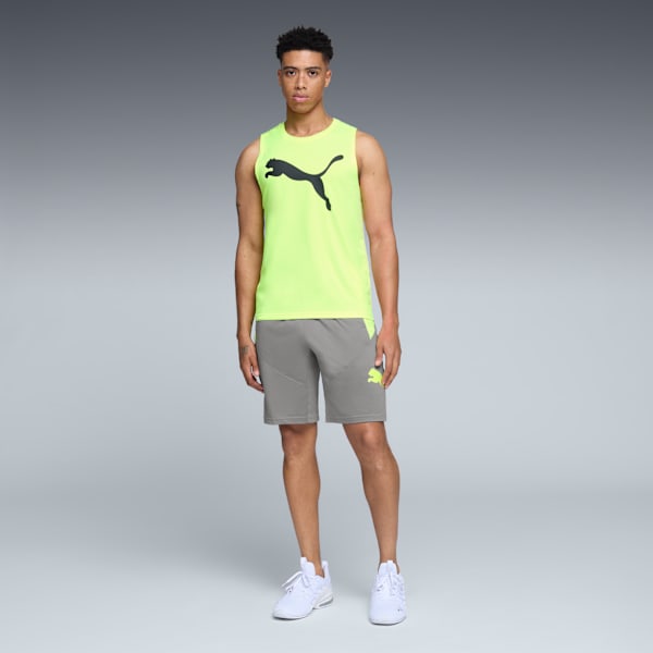 Camiseta sin mangas Train All Day Essentials para hombre, Yellow Alert, extralarge