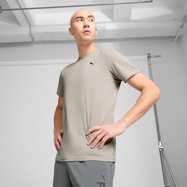 TAD ESSENTIALS Solid Cat Tee Men, Desert Dust, extralarge