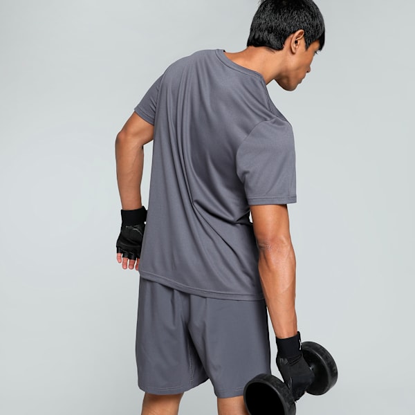 Train All Day Solid Cat Men's Training Tee, Galactic Gray, extralarge-IND