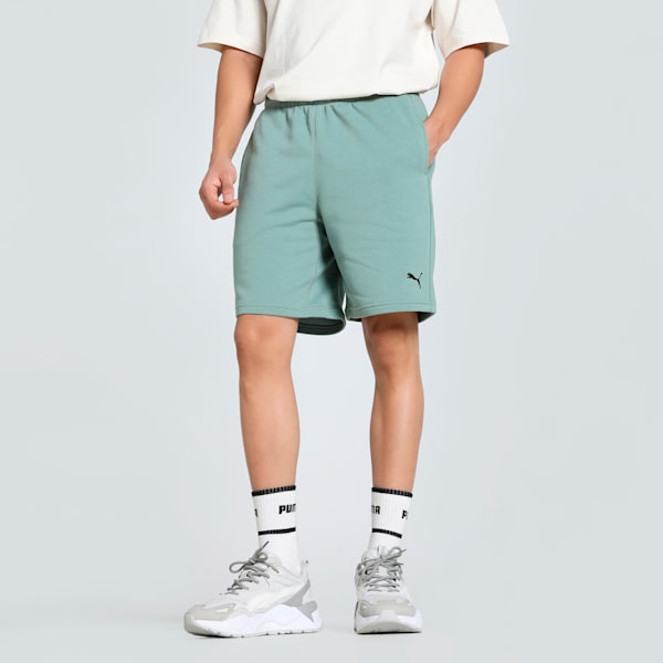 Train All Day Knit Men's Training Shorts, Green Moon, extralarge-IND