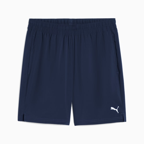 Shorts Train All Day Essentials 17cm para hombre, PUMA Navy-PUMA White, extralarge