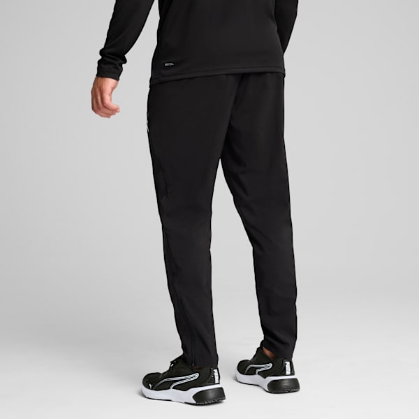 TAD ESSENTIALS Woven Tapered Pants Men, PUMA Black, extralarge