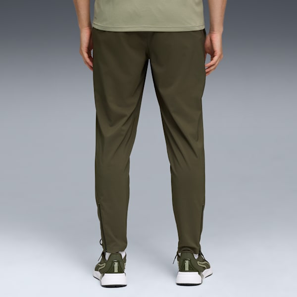 Train All Day Men's Woven Tapered Training Pants, Dark Olive, extralarge-IND