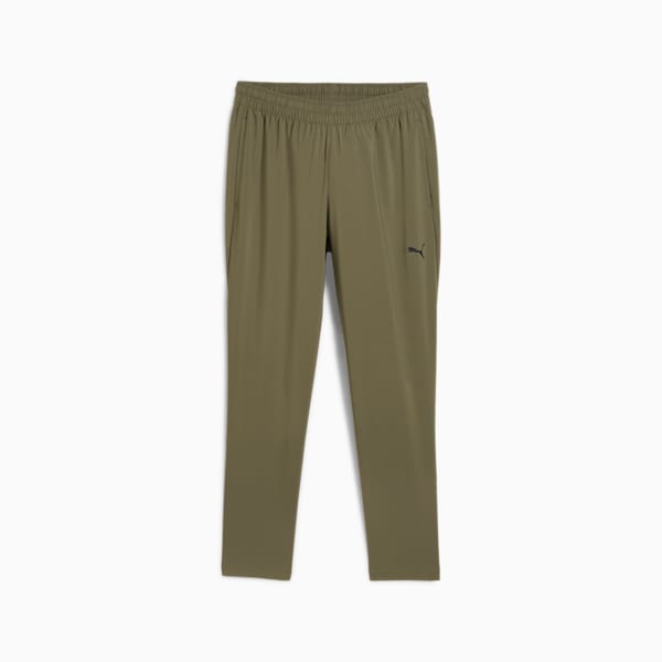 Train All Day Men's Woven Tapered Training Pants, Loden Green, extralarge-IND