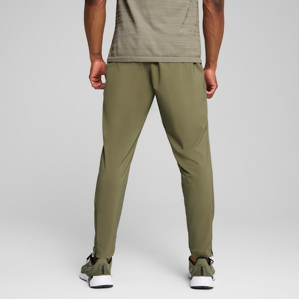 Train All Day Men's Woven Tapered Training Pants, Loden Green, extralarge-IND