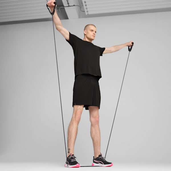 TAD ESSENTIALS Heather Cat Tee Men, PUMA Black Heather, extralarge-GBR